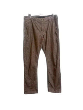 Sean John Corduroy Straight Leg Pants Men's Size 36 Brown 33 1/2" Inseam